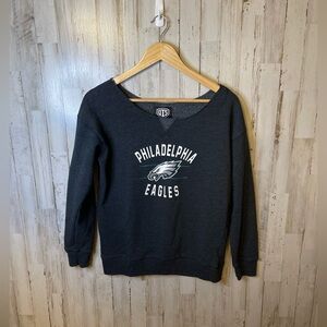 OTS Phidephia Eagles Crew Neck Sweatshirt Medium
